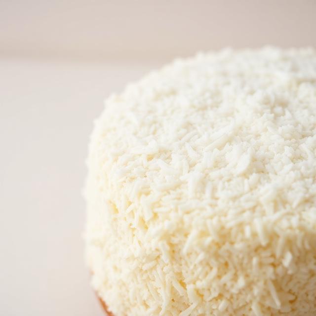 Coconut flake finish — 22 cm cakes by Crazy Napo